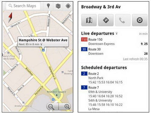 Tính năng mới của Google Maps sẽ cung cấp mọi chi tiết về các tuyến tàu hỏa/xe bus - Ảnh: Betanews Tính năng mới của Google Maps sẽ cung cấp mọi chi tiết về các tuyến tàu hỏa/xe bus - Ảnh: Betanews
